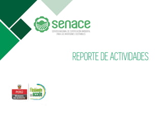 REPORTE DE ACTIVIDADES
 