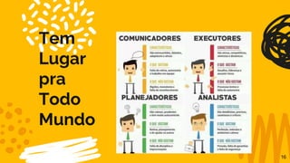 Tem
Lugar
pra
Todo
Mundo
16
 