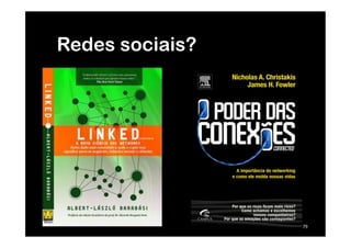 Redes sociais?




                 !"#
 