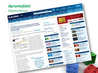 #prontofalei
Mayara Peruso
 