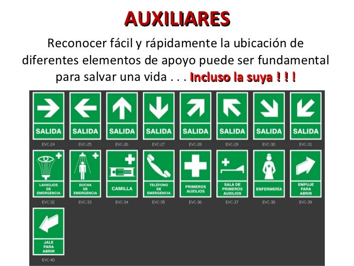 Senales de evacuacion