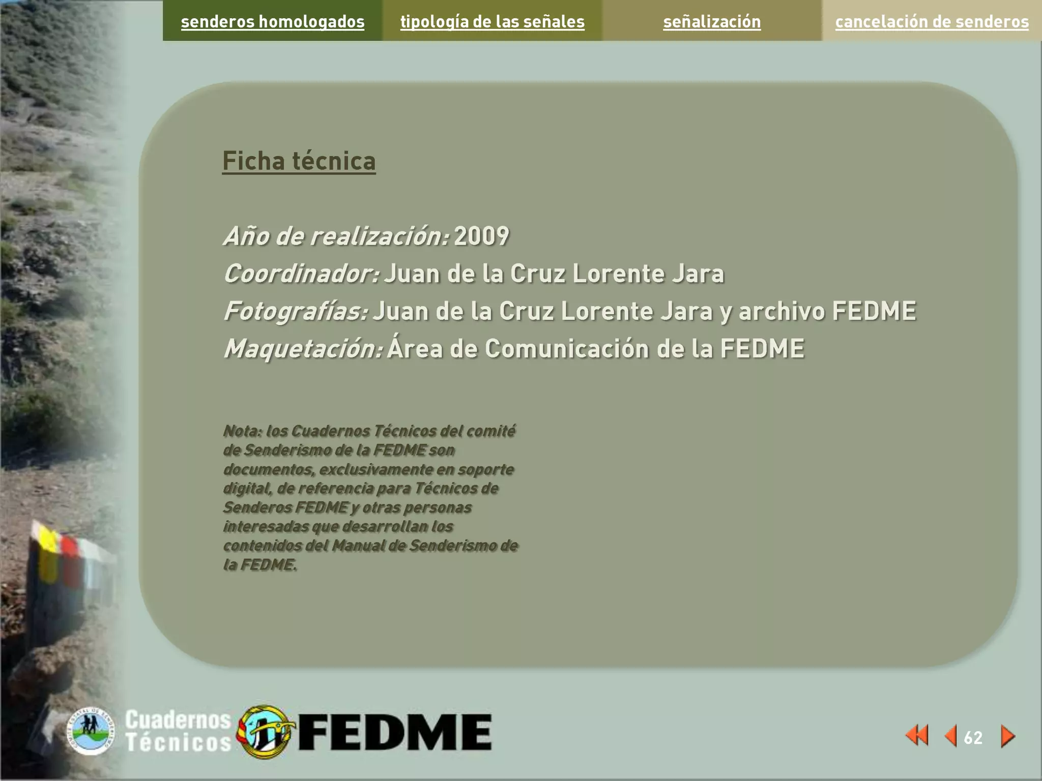 Senalizacion de-senderos