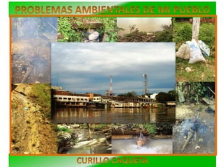 PROBLEMAS AMBIENTALES DE MI PUEBLO CURILLO CAQUETA 