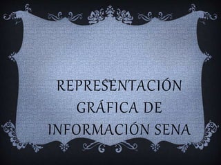 REPRESENTACIÓN
GRÁFICA DE
INFORMACIÓN SENA
 