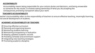Teaching Accountability TEACHING AS A PROFESSION, CHARACTERISTICS.pptx
