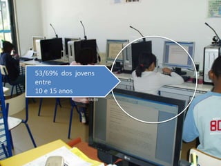53/69%  dos  jovens entre 10 e 15 anoscetic/08/09