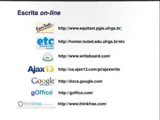 Para aprender/conhecer