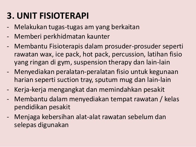 Senarai dan tanggungjawab ppk