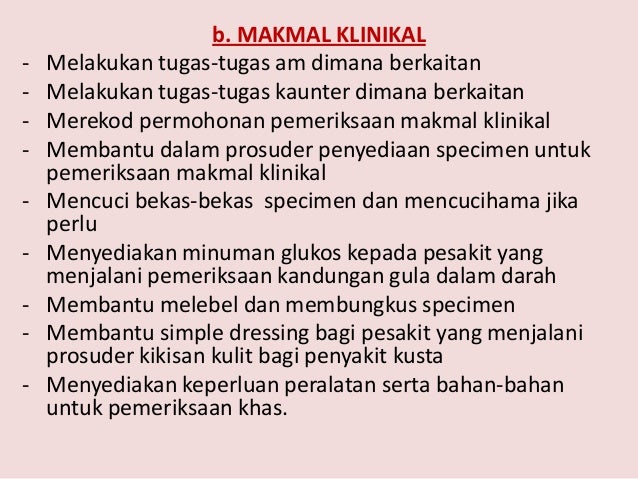 Senarai Dan Tanggungjawab Ppk