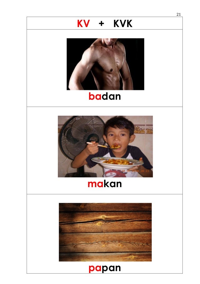 Senarai gabungan bunyi kata (pola suku kata)