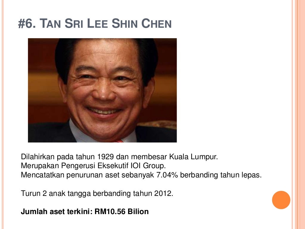 senarai orang terkaya di malaysia