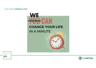 EVERY DREAM DESERVES A PLAN
WE
 