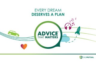 EVERY DREAM
DESERVES A PLAN
 