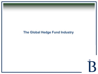 The Global Hedge Fund Industry
 