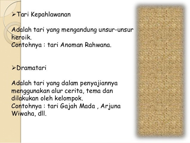 Seni Budaya Tentang Tari kelas 7 smp