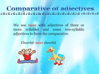 comperatives