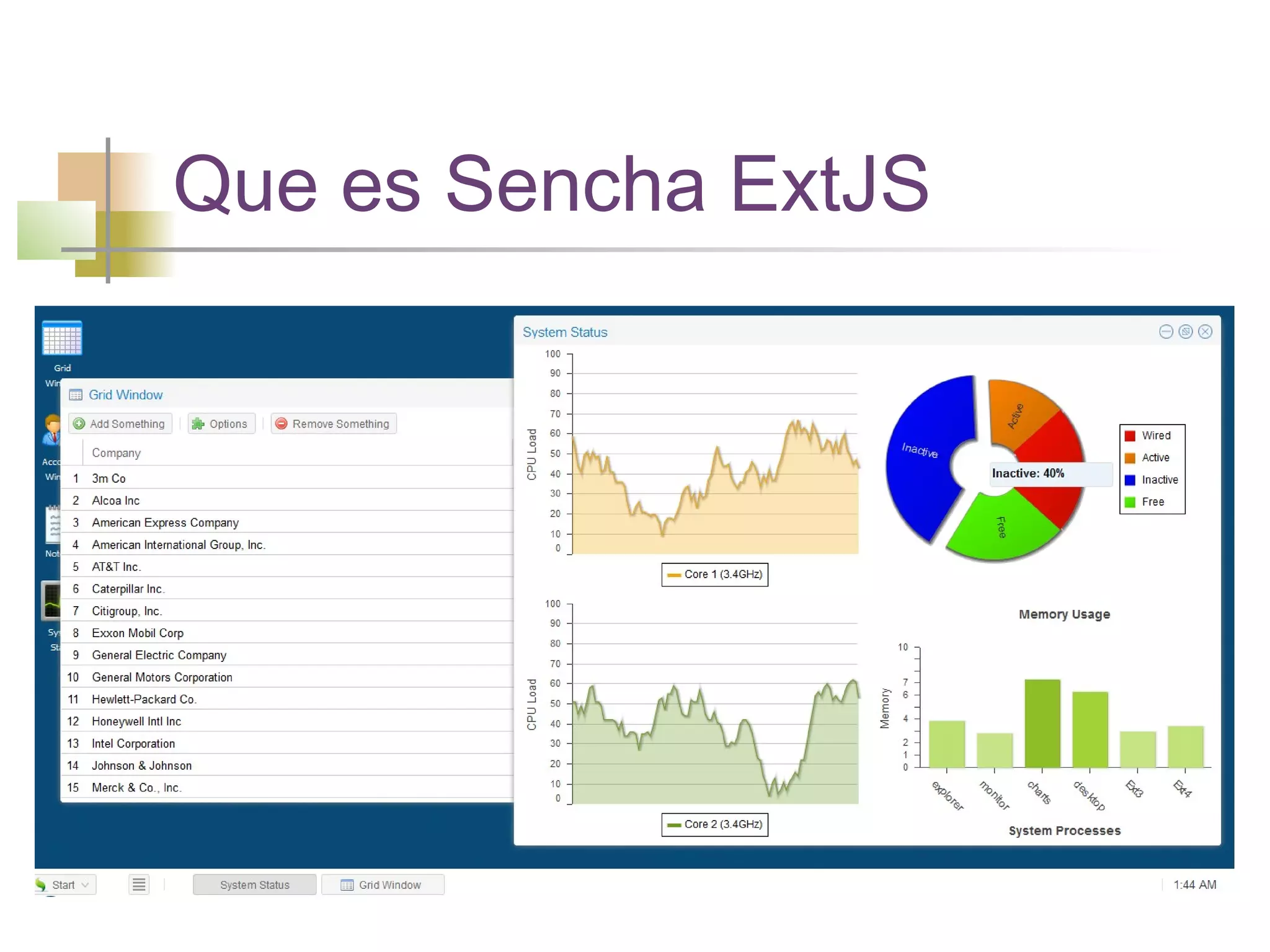 Que es Sencha ExtJS
 