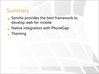 Sencha Touch | PPTX