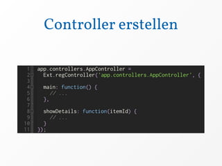 Controller erstellen
 