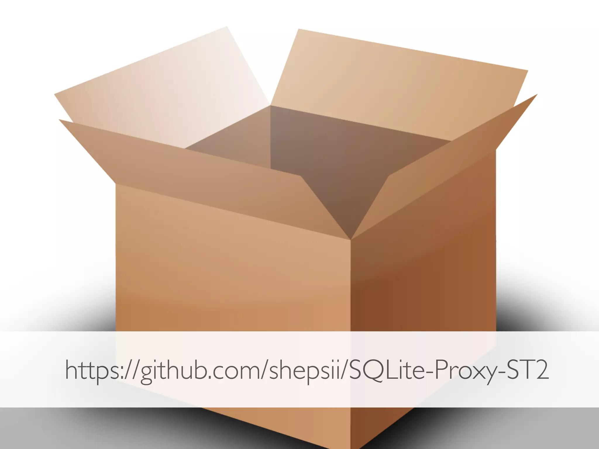https://github.com/shepsii/SQLite-Proxy-ST2

 
