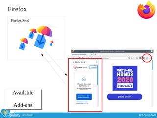 @hellosct1 Le 17 june 2020
Firefox
Firefox Send
Available
Add-ons
Available
Add-ons
 