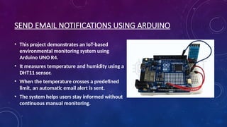 Build a Smart System to Send Email Notifications using Arduino Easily ...