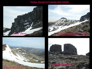 Tablas de la Ley Al fondo la Muela del Urbión Peñas claras Laguna del Urbión Vistas desde la Cuerda del Urbión 