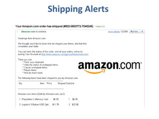 Shipping Alerts