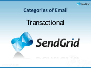Categories of Email