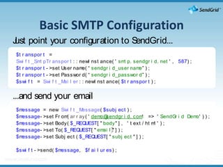 Basic SMTP Configuration