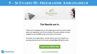 5 – SCÉNARIO DU PROGRAMME AMBASSADEUR
 