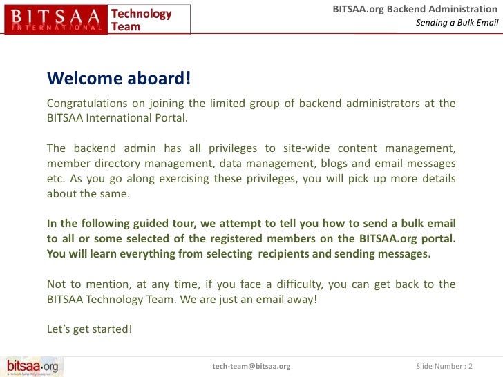 welcoming to the team email
