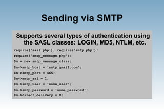 Sending E-mail that reaches the destination using PHP