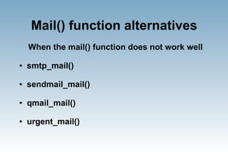 Sending E-mail that reaches the destination using PHP