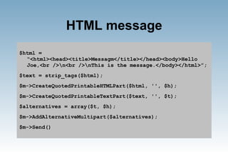 Sending E-mail that reaches the destination using PHP