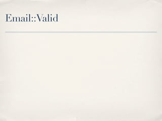 Email::Valid
 