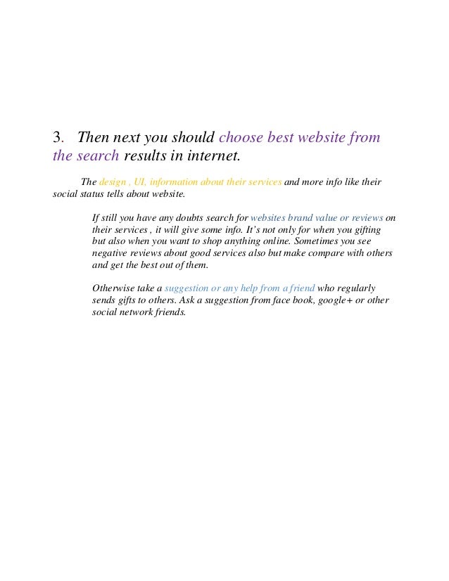 how to choose the best gift website to send gift india
