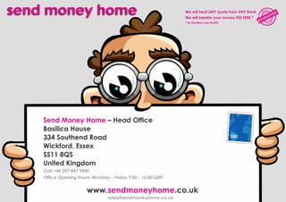 Send money home contact details