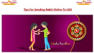 Tips For Sending Rakhi Online To USA
 