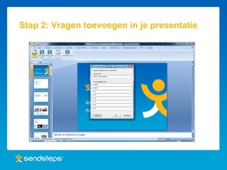 Stap 2: Vragen toevoegen in je presentatie 