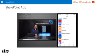 Office 365 Akademie
SharePoint App
SharePoint
 