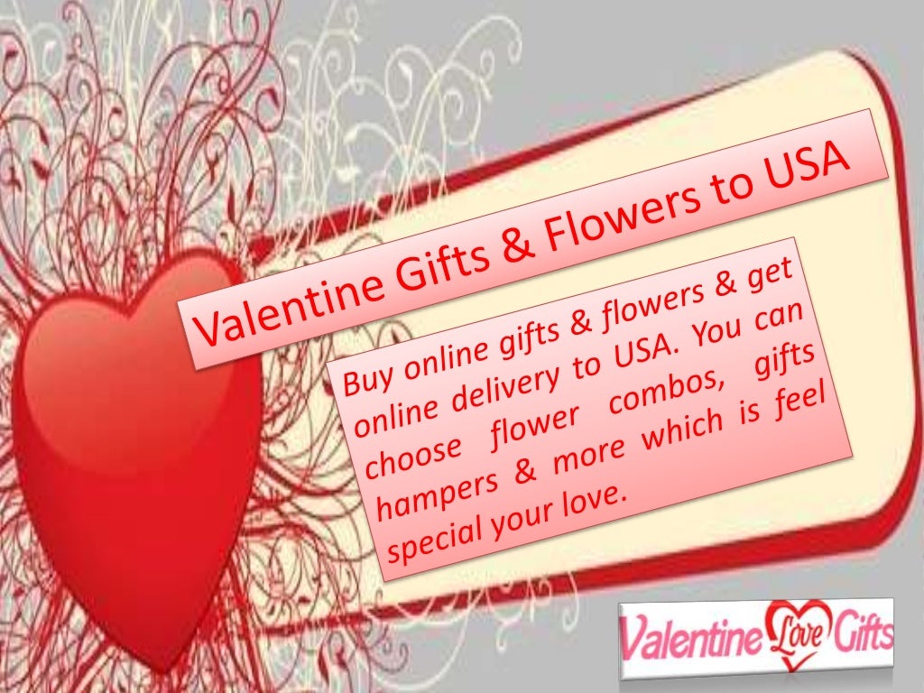 Send valentine gifts & flowers to USA
