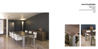 mesa 4cuadrados
                            MEDIDAS TOTALES
                              Medidas especiales
                                      MATERIAL
Tablero chapado con chapa natural de sen barnizda
                                          COLOR
                                          Oscuro
 