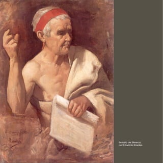 Retrato de Séneca,
por Eduardo Rosales
 