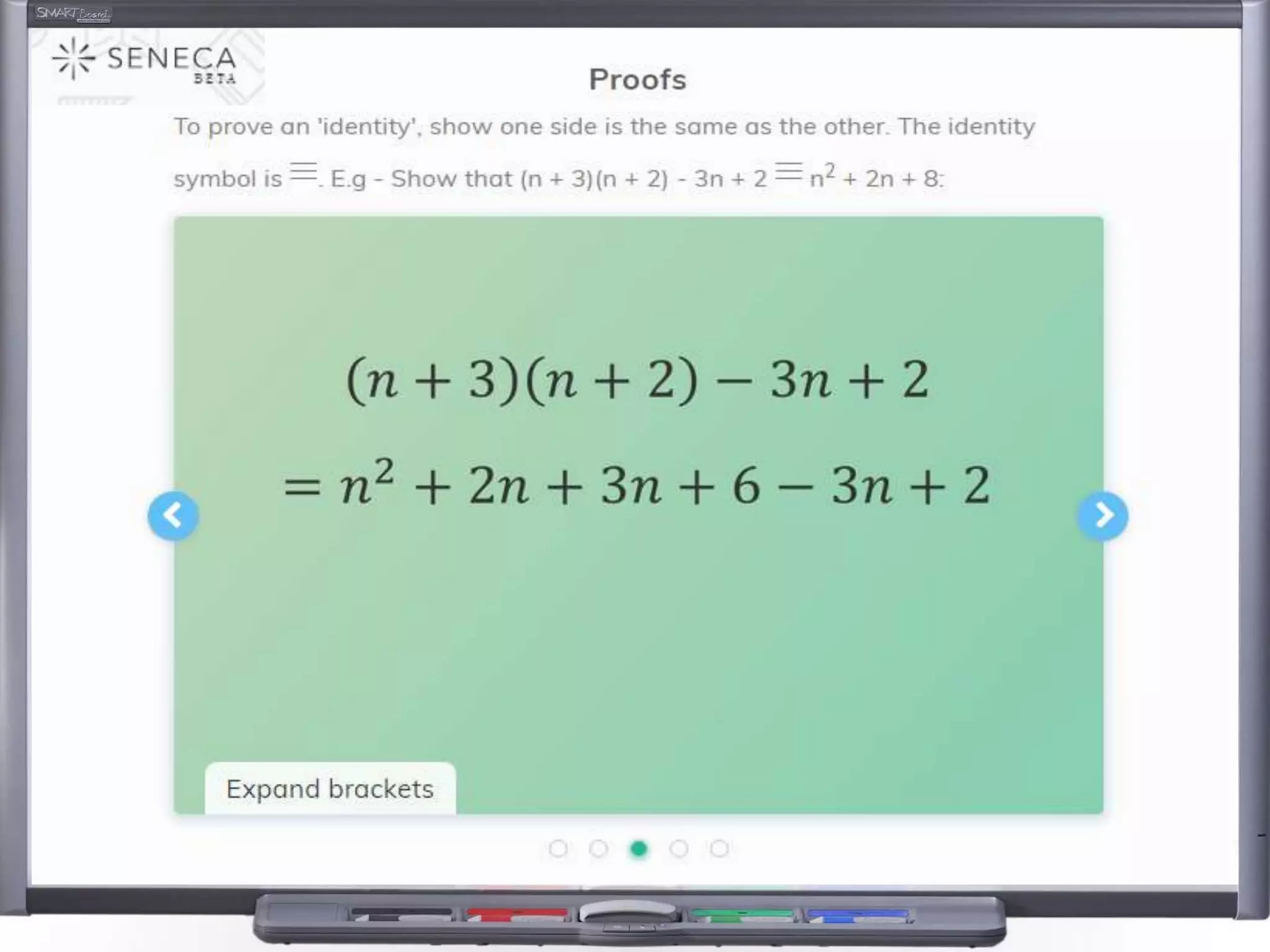 Seneca learning - Mathematics examples