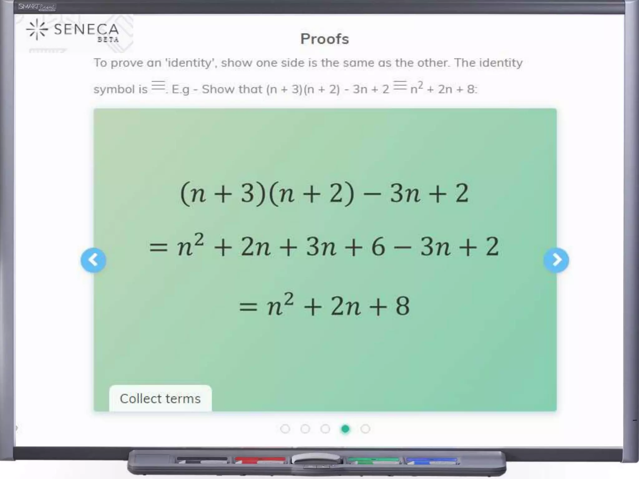 Seneca learning - Mathematics examples