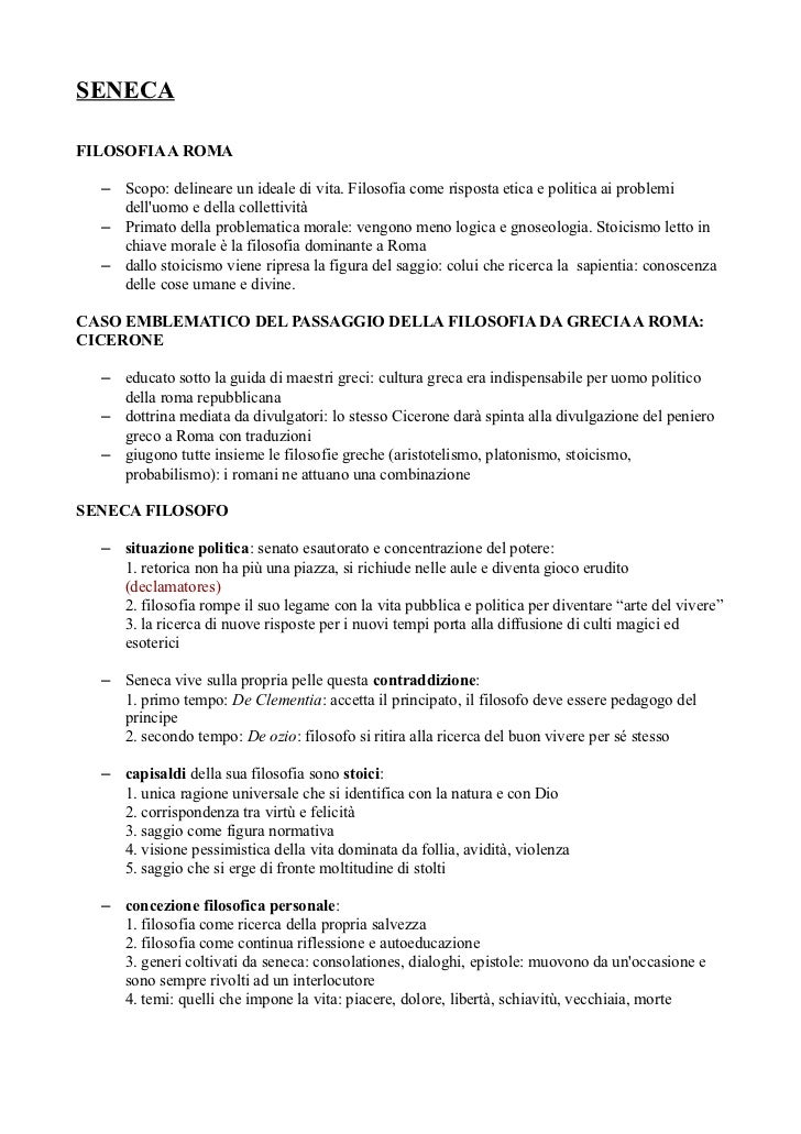 Seneca Lezione In Classe Ancina V A Linguistico