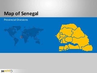 Map of Senegal
Provincial Divisions
 