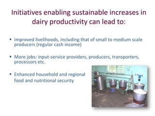 Improved food and nutritional security from better utilisation of dairy cattle breed / cross-breed types in Senegal 