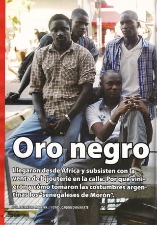 Senegaleses en Morón